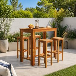 Enhance Your Outdoor Space with a 5 Piece Bar Set