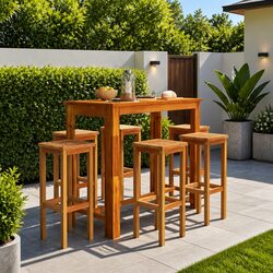 Enhance Your Outdoor Space with a 7-Piece Bar Set