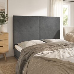Upgrade Your Bedroom with a Grey Velvet Headboard