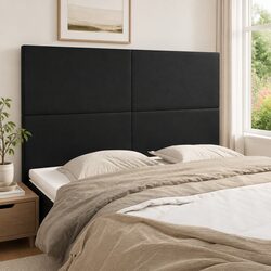 Elevate Your Bedroom Aesthetic with This Black Headboard