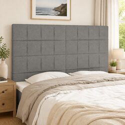 Enhance Your Bedroom with a Dark Grey Adjustable Headboard
