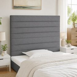 Enhance Your Bedroom with a Stylish Dark Grey Headboard