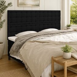 Elevate Your Bedroom with a Black Adjustable Headboard