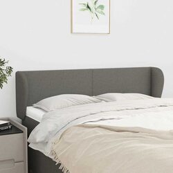 Grey 147cm Fabric Headboard