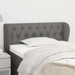 Grey Headboard with Ears