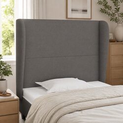 Dark Grey Ears Headboard: Upgrade Your Bedroom Style