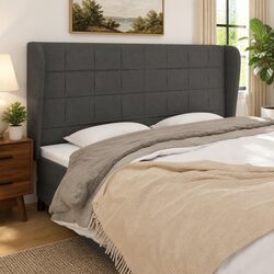 Transform Your Bedroom with a Dark Grey Fabric Headboard
