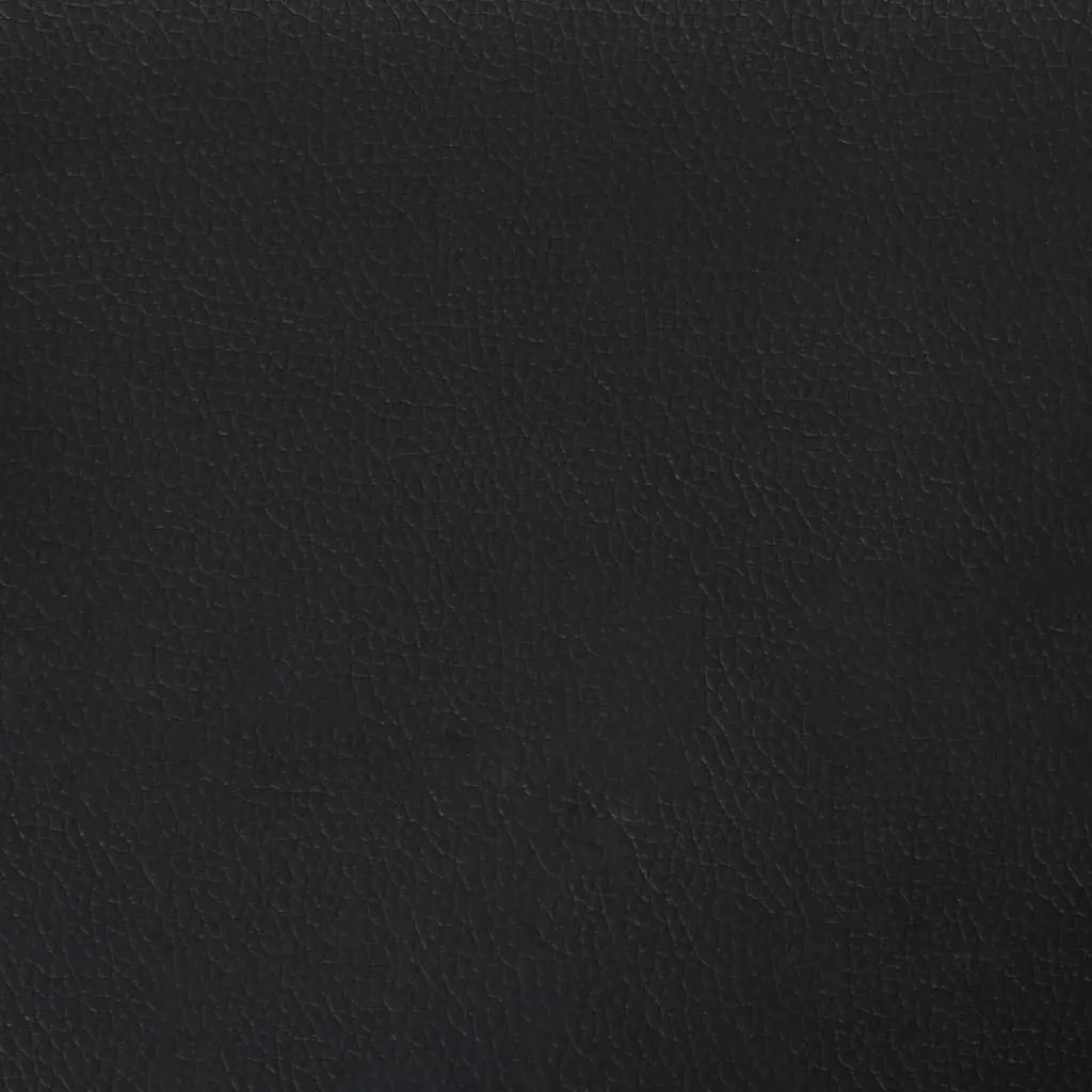 Headboard 83 cm Black Faux Leather Upholstery Back Support
