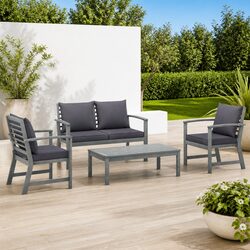 Stylish 4-Piece Garden Lounge Set for Your Outdoor Space
