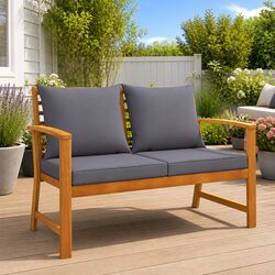 Enhance Your Outdoors with a 120cm Acacia Wood Bench