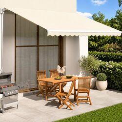 Cream Awning Fabric 4.5x3.5m