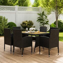 Transform Your Outdoor Space with This 7 Piece Dining Set