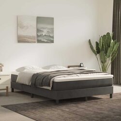 Grey Velvet Bed Frame