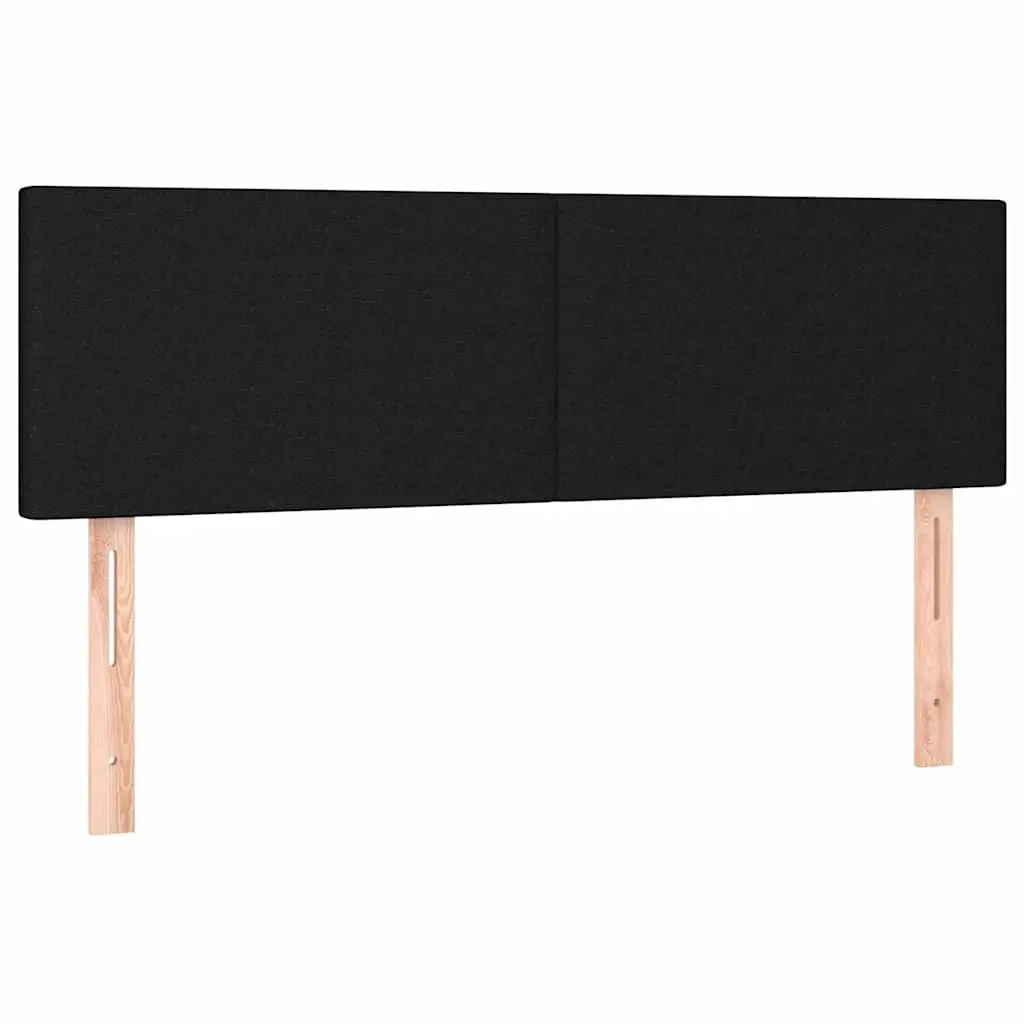 LED Headboard 144cm Wide Fabric Adjustable Height with LED Lighting and Back Support