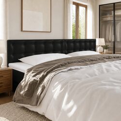 Modern Faux Leather LED Headboard for Enhanced Bedroom Style