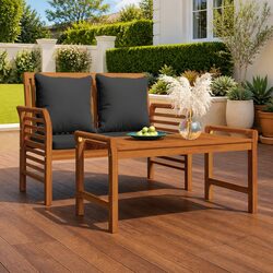 Enhance Your Outdoor Space with This 2-Piece Lounge Set