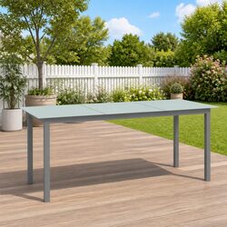 Elegant Grey Outdoor Dining Table for Your Garden