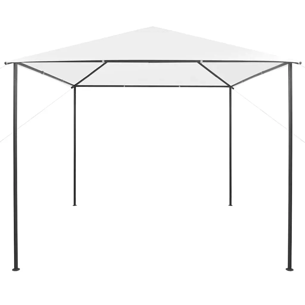 Gazebo 3x3x2.9 m Outdoor Pavilion Canopy Shelter UV Resistant Steel Frame White