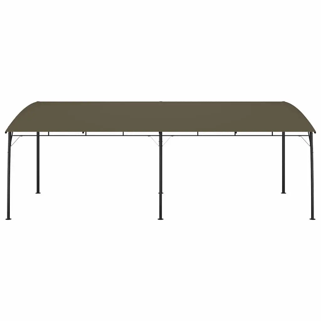 Garden Sunshade Awning 6x3m Sturdy Metal Frame with Fabric Sunroof for Outdoor Shelter