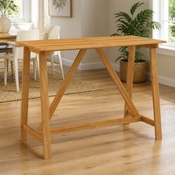 Versatile Bar Table for Home and Garden 140x70x104 cm