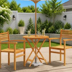 60cm Ø Round Folding Table - Perfect for Outdoor Living