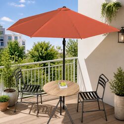 Elegant Half Round Balcony Parasol for Outdoor Living