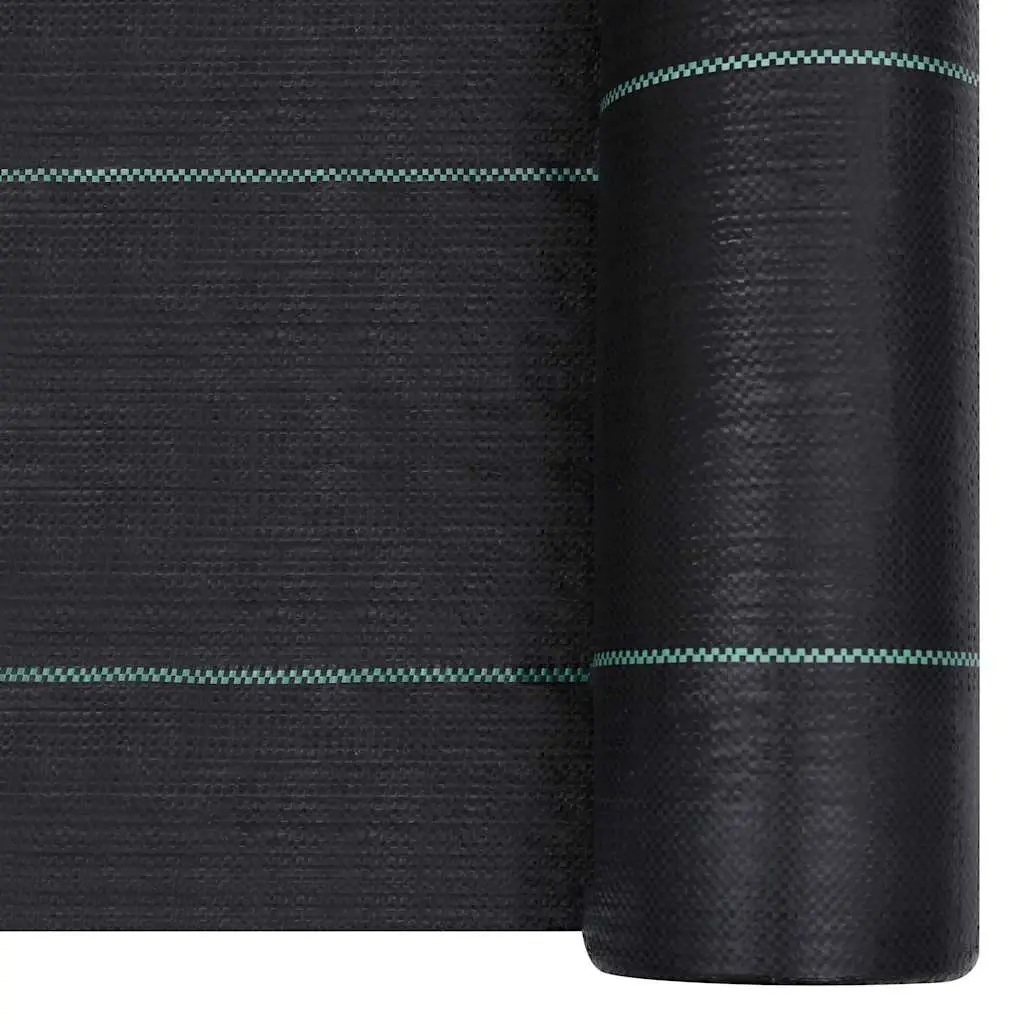 Weed Control Mat 1x10m Black Landscape Fabric Ground Cover UV Stabilized