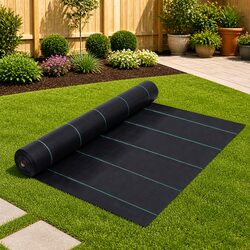 Enhance Your Garden with Black Weed Control Mat 1x50m