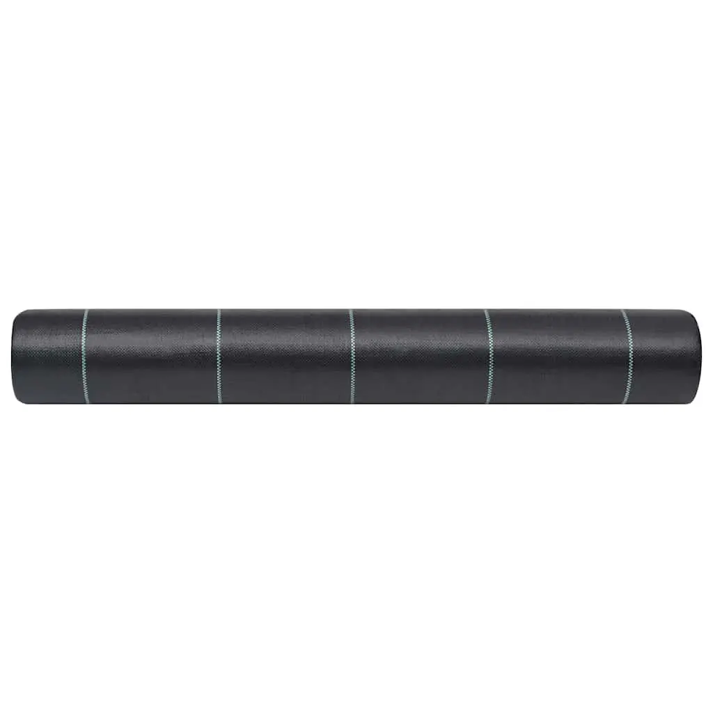Weed Control Mat 1x200 m Black Ground Cover Landscape Fabric Roll