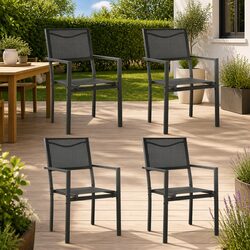 Enhance Your Outdoor Space with 4 Garden Chairs