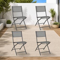 Grey Folding Outdoor Chairs to Enhance Your Space