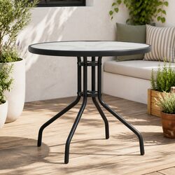 Elevate Your Outdoor Area with This Round Bistro Table