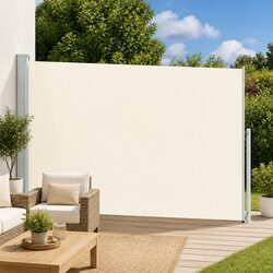 Patio Retractable Side Awning 220x500cm Outdoor Privacy Screen Sunshade