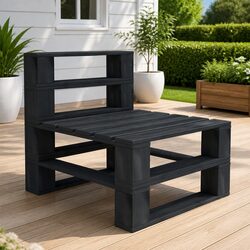 Enhance Your Space with a Grey Garden Pallet Sofa