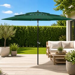 Elevate Your Outdoors with Our 3m Green Parasol