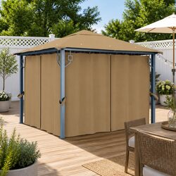 Enhance Your Outdoors with a Taupe 300x300cm Gazebo
