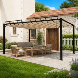 Enhance Your Outdoor Space with a Taupe Gazebo 3x4 m