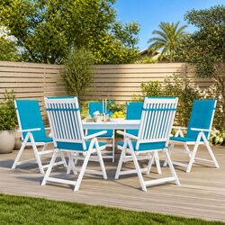Elevate Your Outdoor Space with Blue Highback Chair Cushions