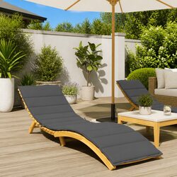 Enhance Your Outdoor Space with Anthracite Sun Lounger Cushion