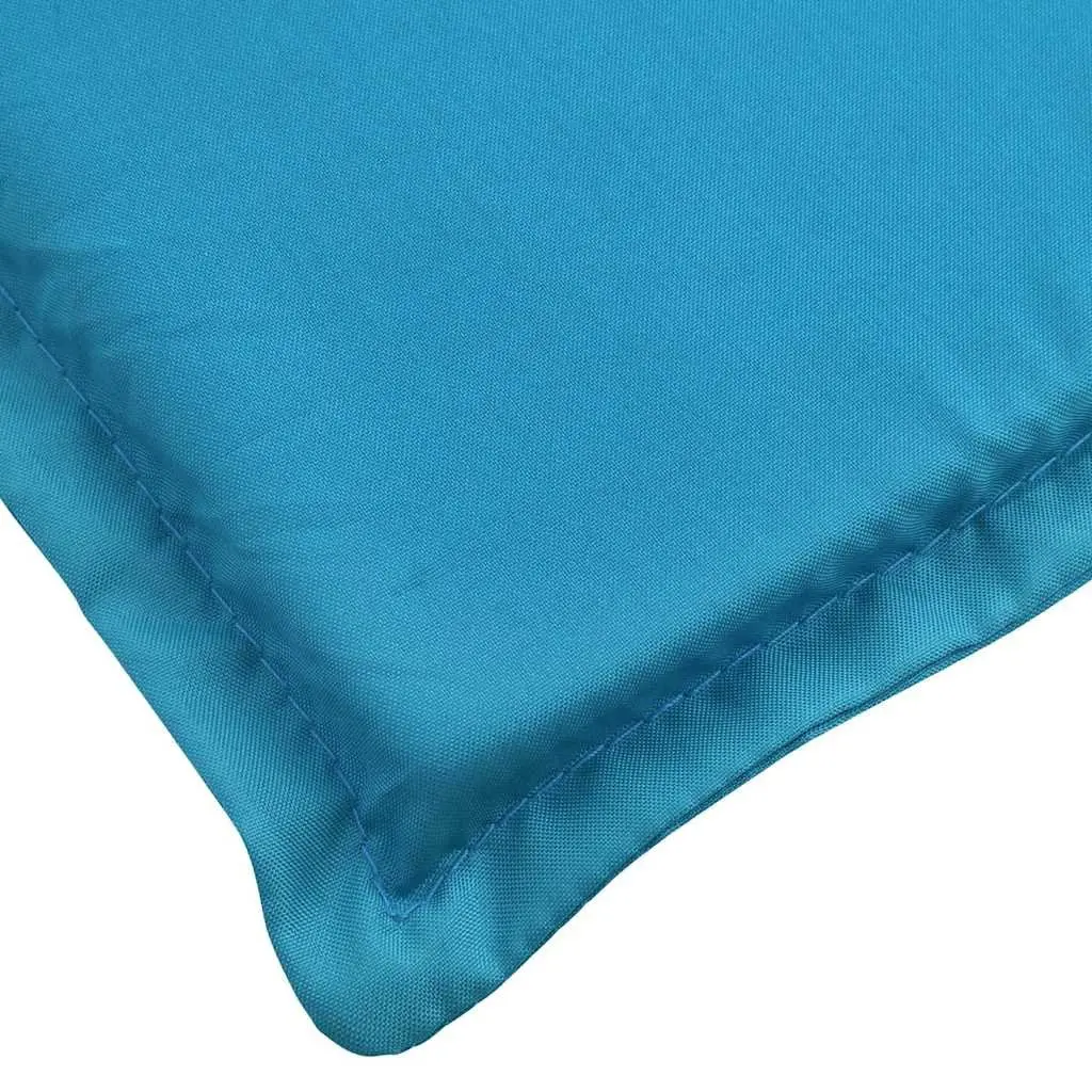 Sun Lounger Cushion Blue Outdoor Garden Patio Chair Pad Seat Cushion 200x60x3cm