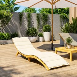 Enhance Your Outdoor Space with a Cream Lounger Cushion