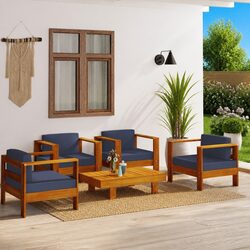 Enhance Your Outdoor Space with a 5 Piece Garden Lounge Set