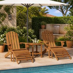 Enhance Your Outdoor Living with Adirondack Chairs and Footrests