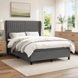 Stylish Box Spring Bed with Pocket Spring Mattress for Modern Living