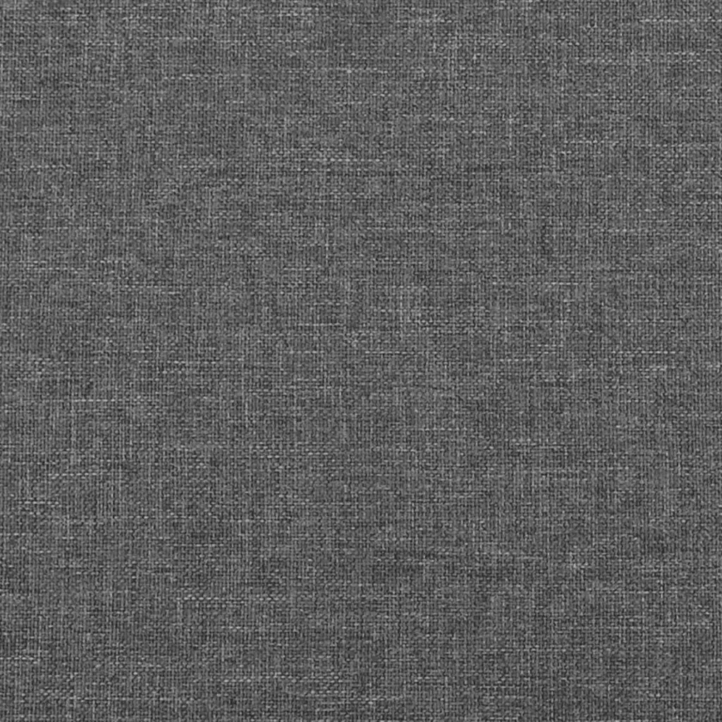 Queen Box Spring Bed with Mattress Dark Grey Fabric Adjustable Headboard