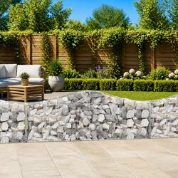 Enhance Your Garden with 6 Arched Gabion Baskets