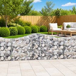 Enhance Your Outdoor Space with 6 Arched Gabion Baskets