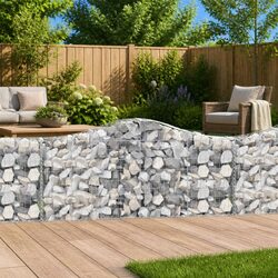 Enhance Your Garden with 9 Arched Gabion Baskets