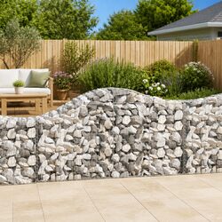 Elevate Your Outdoor Space with 9 Arched Gabion Baskets