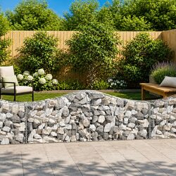 Enhance Your Outdoor Space with 4 Gabion Baskets